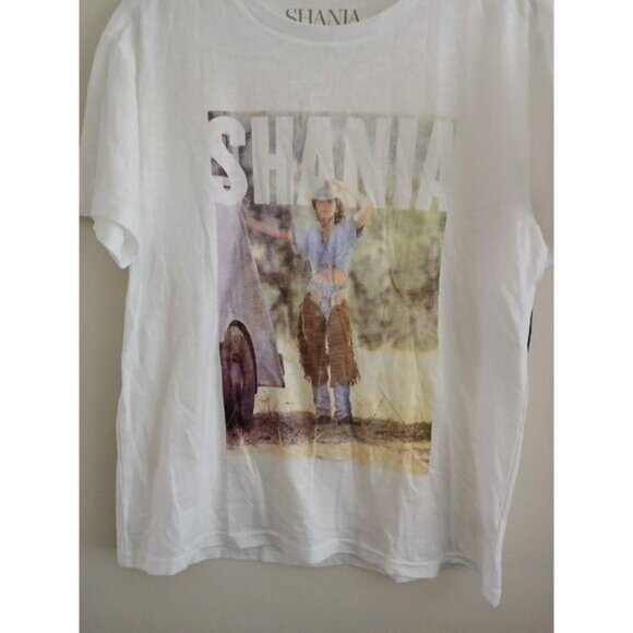 Lucky Brand Shania Twain Womens Small Graphic Concert Short Sleeve T-shirt Tee - Picture 3 of 7